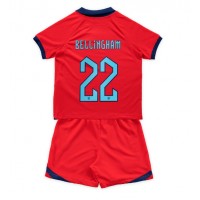 Dětský Fotbalový dres Anglie Jude Bellingham #22 MS 2022 Venkovní Krátký Rukáv (+ trenýrky)